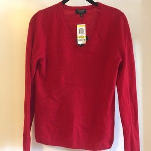 Red Cashmere Sweater